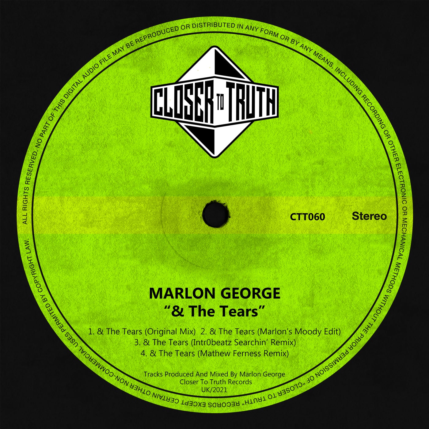 Marlon George – & The Tears [CTT060]
